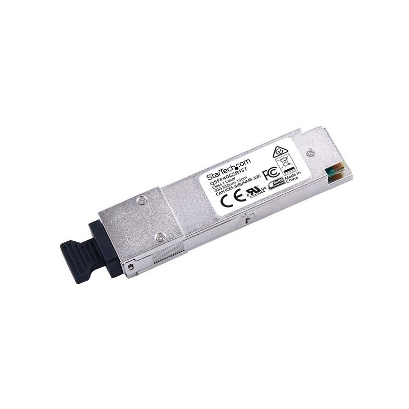 StarTech.com 40 Gigabit Fiber 40GBase-SR4 QSFP+ Transceiver Module - Cisco QSFP-40G-SR4 Compatible - MM MPO - 150 m (492 ft)