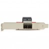 StarTech.com Mini-SAS Adapter - Dual SFF-8643 to SFF-8644 - with Full and Low-Profile Brackets - 12Gbps | StarTech.com Cable Int