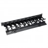 Tripp Lite SmartRack 1U High Capacity Horizontal Cable Manager - Finger duct with dual-hinge cover | Tripp Lite Rack & Cabinet A