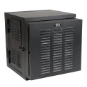 Tripp Lite 12U SmartRack NEMA 12 Wall-Mount Rack Enclosure Cabinet for Harsh Environments, Switch-Depth, Hinged Back