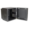 Tripp Lite 12U SmartRack NEMA 12 Wall-Mount Rack Enclosure Cabinet for Harsh Environments, Switch-Depth, Hinged Back