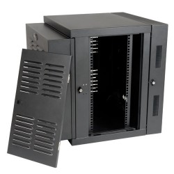 Tripp Lite 12U SmartRack NEMA 12 Wall-Mount Rack Enclosure Cabinet for Harsh Environments, Switch-Depth, Hinged Back | Tripp Lit