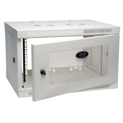 Tripp Lite SmartRack 6U Wall-Mount Standard-Depth Rack Enclosure Cabinet, White | Tripp Lite Branded Racks