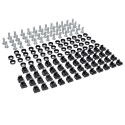 Tripp Lite SmartRack Square Hole Hardware Kit with 50 pcs 12-24 screws and washers