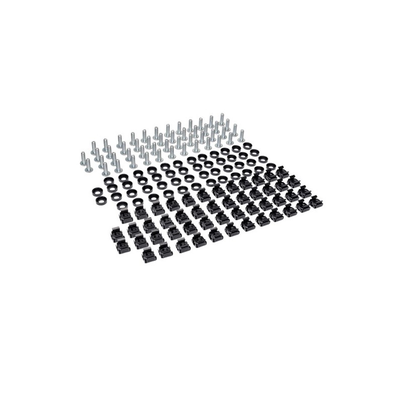 Tripp Lite SmartRack Square Hole Hardware Kit with 50 pcs 12-24 screws and washers
