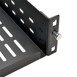 Tripp Lite SmartRack 2U Cantilever Toolless Mount Fixed Shelf (50 lb/22.7 kg capacity 18 in./457 mm depth) | Tripp Lite Rack & C