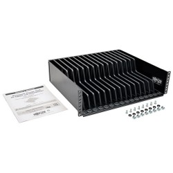 Tripp Lite 3U Rack-Mount Configurable Storage Shelf for Personal Electronics | Tripp Lite Rack & Cabinet Accessories