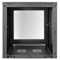 Tripp Lite 12U SmartRack Wall-Mount Rack Enclosure Server Cabinet with Clear Acrylic Door, Low-Profile Switch-Depth