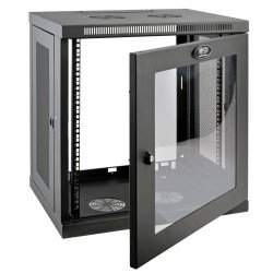 Tripp Lite 12U SmartRack Wall-Mount Rack Enclosure Server Cabinet with Clear Acrylic Door, Low-Profile Switch-Depth | Tripp Lite