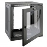 Tripp Lite 12U SmartRack Wall-Mount Rack Enclosure Server Cabinet with Clear Acrylic Door, Low-Profile Switch-Depth | Tripp Lite