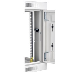 Tripp Lite SmartRack 6U Low-Profile Switch-Depth Wall-Mount Rack Enclosure Cabinet with Clear Acrylic Window, White | Tripp Lite