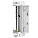 Tripp Lite SmartRack 6U Low-Profile Switch-Depth Wall-Mount Rack Enclosure Cabinet with Clear Acrylic Window, White