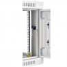 Tripp Lite SmartRack 6U Low-Profile Switch-Depth Wall-Mount Rack Enclosure Cabinet with Clear Acrylic Window, White | Tripp Lite