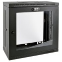 Tripp Lite SmartRack 12U Very Low-Profile Patch-Depth Wall-Mount Rack Enclosure Cabinet with Clear Acrylic Window