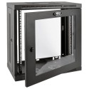 Tripp Lite SmartRack 12U Very Low-Profile Patch-Depth Wall-Mount Rack Enclosure Cabinet with Clear Acrylic Window