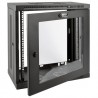 Tripp Lite SmartRack 12U Very Low-Profile Patch-Depth Wall-Mount Rack Enclosure Cabinet with Clear Acrylic Window | Tripp Lite B