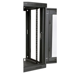 Tripp Lite SmartRack 12U Very Low-Profile Patch-Depth Wall-Mount Rack Enclosure Cabinet with Clear Acrylic Window | Tripp Lite B