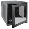 Tripp Lite SmartRack 12U Server-Depth Wall-Mount Rack Enclosure Cabinet with Clear Acrylic Window, Hinged Back | Tripp Lite Bran