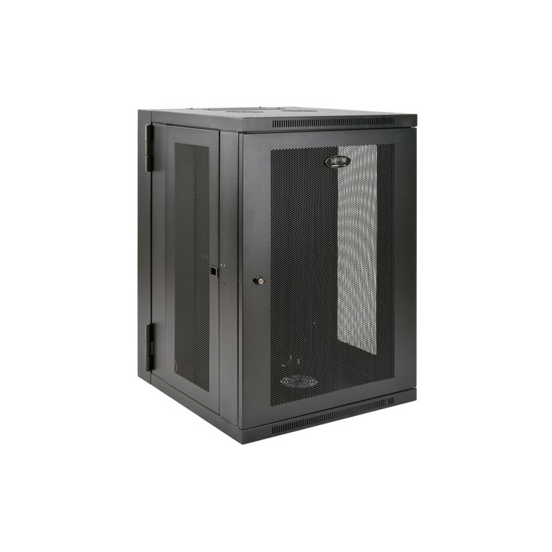 Tripp Lite 18U SmartRack Wall-Mount Rack Enclosure Cabinet, UPS-Depth, Hinged Back