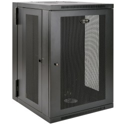 Tripp Lite 18U SmartRack Wall-Mount Rack Enclosure Cabinet, UPS-Depth, Hinged Back | Tripp Lite Branded Racks