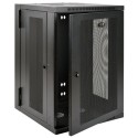 Tripp Lite 18U SmartRack Wall-Mount Rack Enclosure Cabinet, UPS-Depth, Hinged Back