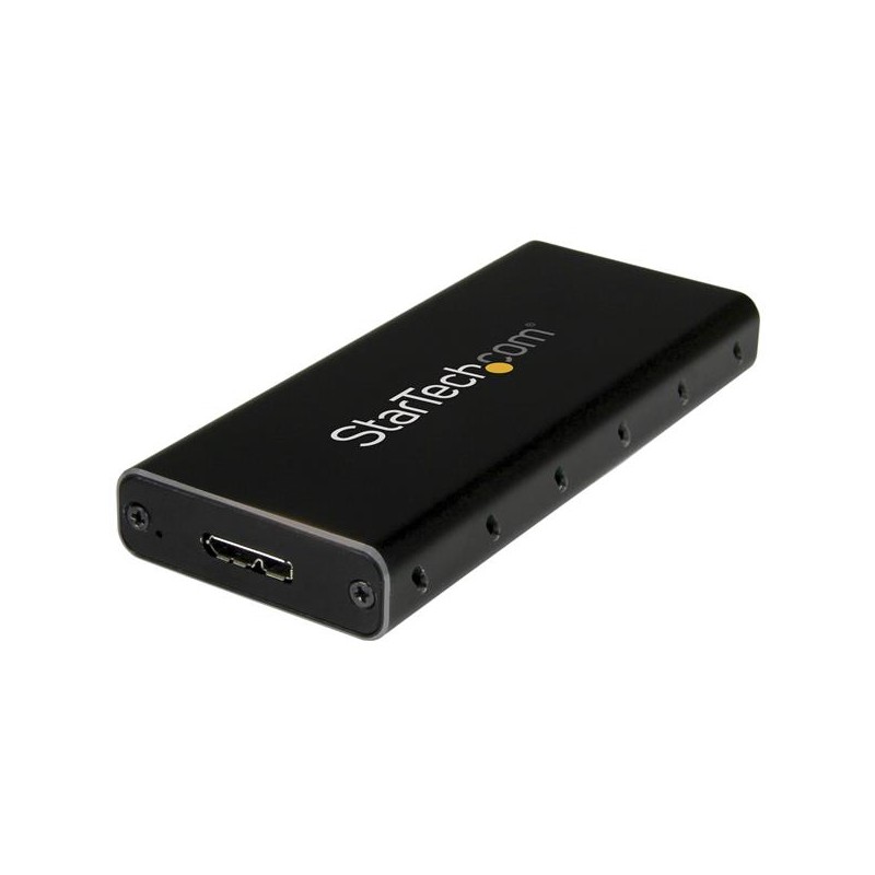 StarTech.com USB 3.1 (10Gbps) mSATA Drive Enclosure - Aluminum