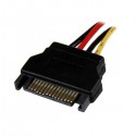 StarTech.com 12in SATA to Molex LP4 Power Cable Adapter - F/M