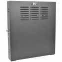 Tripp Lite SmartRack 2U Low-Profile Vertical-Mount Switch-Depth Wall-Mount Rack Enclosure Cabinet