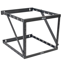 Tripp Lite 8U / 12U / 22U SmartRack Expandable Low-Profile Wall-Mount 2-Post Open-Frame Rack UPS-Depth | Tripp Lite Branded Rack