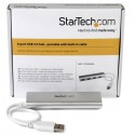 StarTech.com 4-Port Portable USB 3.0 Hub with Built-in Cable