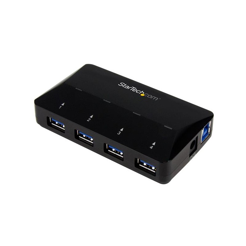 StarTech.com 4-Port USB 3.0 Hub plus Dedicated Charging Port - 1 x 2.4A Port