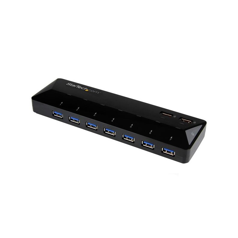 StarTech.com 7-Port USB 3.0 Hub plus Dedicated Charging Ports - 2 x 2.4A Ports