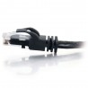 15m Cat6 550 MHz Snagless RJ45 Patch Leads - Black