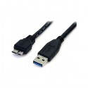 StarTech.com 0.5m (1.5ft) Black SuperSpeed USB 3.0 Cable A to Micro B - M/M