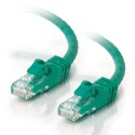 1m Cat6 550 MHz Snagless RJ45 Patch Leads - Green