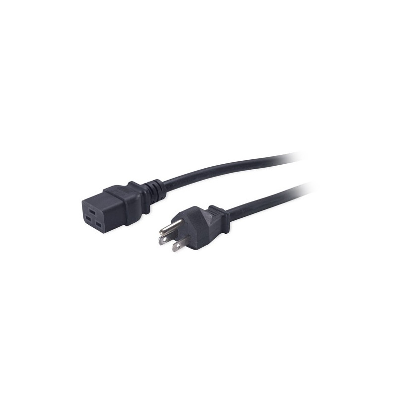 APC Pwr Cord, 15A, 100-120V, C19 to 5-15 APC Pwr Cord, 15A, 100-120V, C19 to 5-15