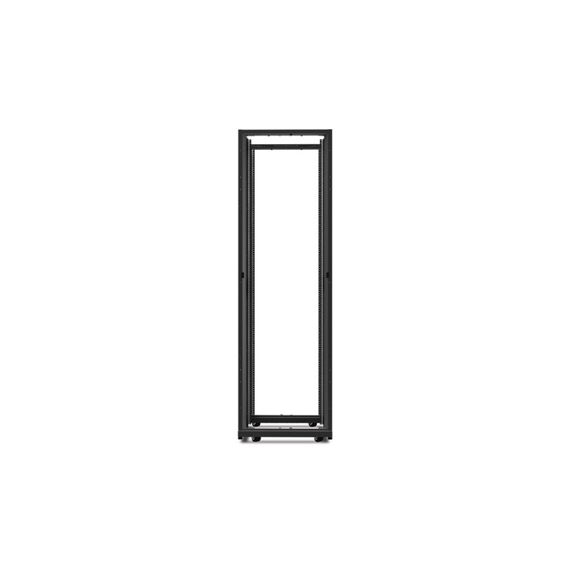 APC NetShelter AV 42U 600mm Wide x 825mm Deep Enclosure 10-32 Threaded Rails No Sides/Roof/Doors Black