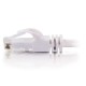 0.5m Cat6 550 MHz Snagless RJ45 Patch Leads - White