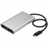StarTech.com Thunderbolt 3 to Dual DisplayPort Adapter - 4K 60 Hz - Windows Only Compatible | StarTech.com Cable Interface/Gende
