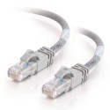 0.5m Cat6 550 MHz Snagless Crossover Cable - Grey