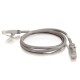 1m Cat6 550 MHz Snagless Crossover Cable - Grey