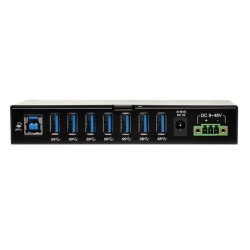 Tripp Lite 7-Port Rugged Industrial USB 3.0 SuperSpeed Hub with 15KV ESD Immunity and Metal Case, Mountable | Tripp Lite Interfa