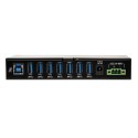 Tripp Lite 7-Port Rugged Industrial USB 3.0 SuperSpeed Hub with 15KV ESD Immunity and Metal Case, Mountable