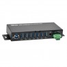 Tripp Lite 7-Port Rugged Industrial USB 3.0 SuperSpeed Hub with 15KV ESD Immunity and Metal Case, Mountable | Tripp Lite Interfa