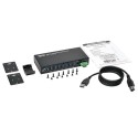 Tripp Lite 7-Port Rugged Industrial USB 3.0 SuperSpeed Hub with 15KV ESD Immunity and Metal Case, Mountable