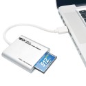 Tripp Lite USB 3.0 SuperSpeed Multi-Drive Memory Card Reader / Writer, Aluminum Case