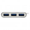 Tripp Lite 4-Port Portable USB 3.0 SuperSpeed Mini Hub, Aluminum | Tripp Lite Interface Hubs