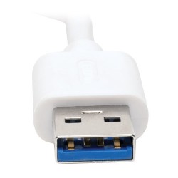 Tripp Lite 4-Port Portable USB 3.0 SuperSpeed Mini Hub, Aluminum | Tripp Lite Interface Hubs