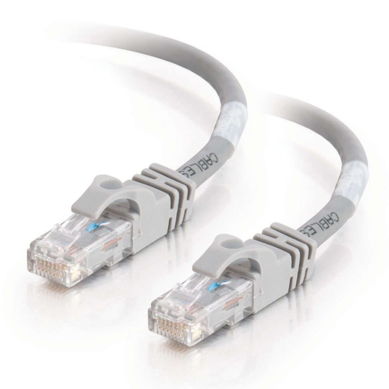 5m Cat6 550 MHz Snagless Crossover Cable - Grey