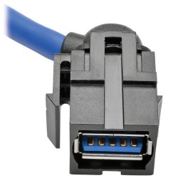 Tripp Lite USB 3.0 SuperSpeed Keystone Jack Type-A Extension Cable (M/F), 0.91 m (3-ft.) | Tripp Lite USB Cables